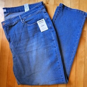 NWT Signature Gold Label by Levi Strauss Totally Shaping Strt Jeans 28S W39 L30